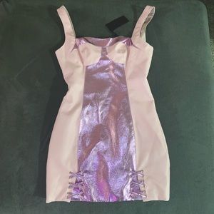 H:ours Daxton dress in pink lemonade